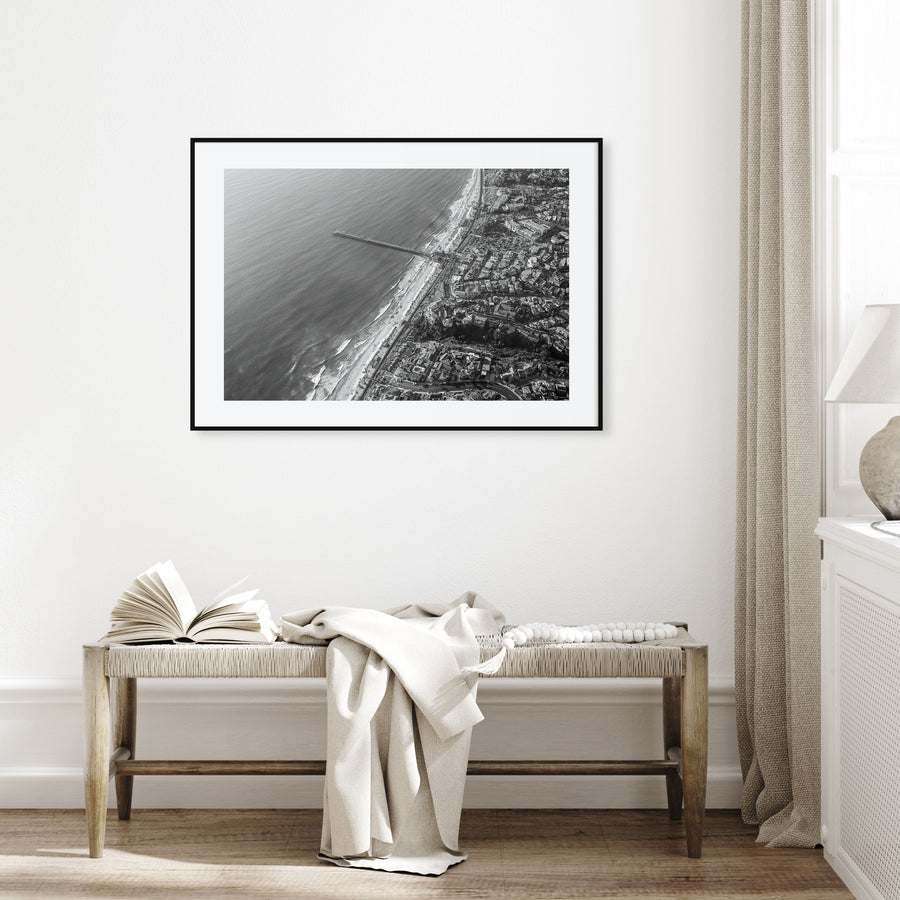 San Clemente Landscape B&W Poster