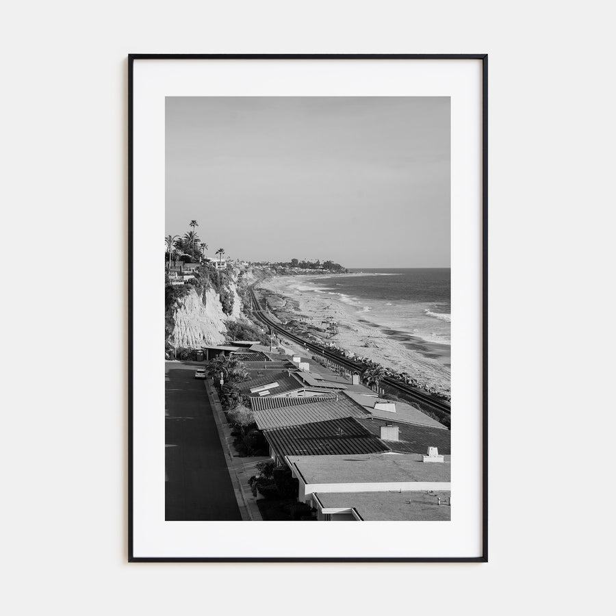 San Clemente Photo B&W Poster