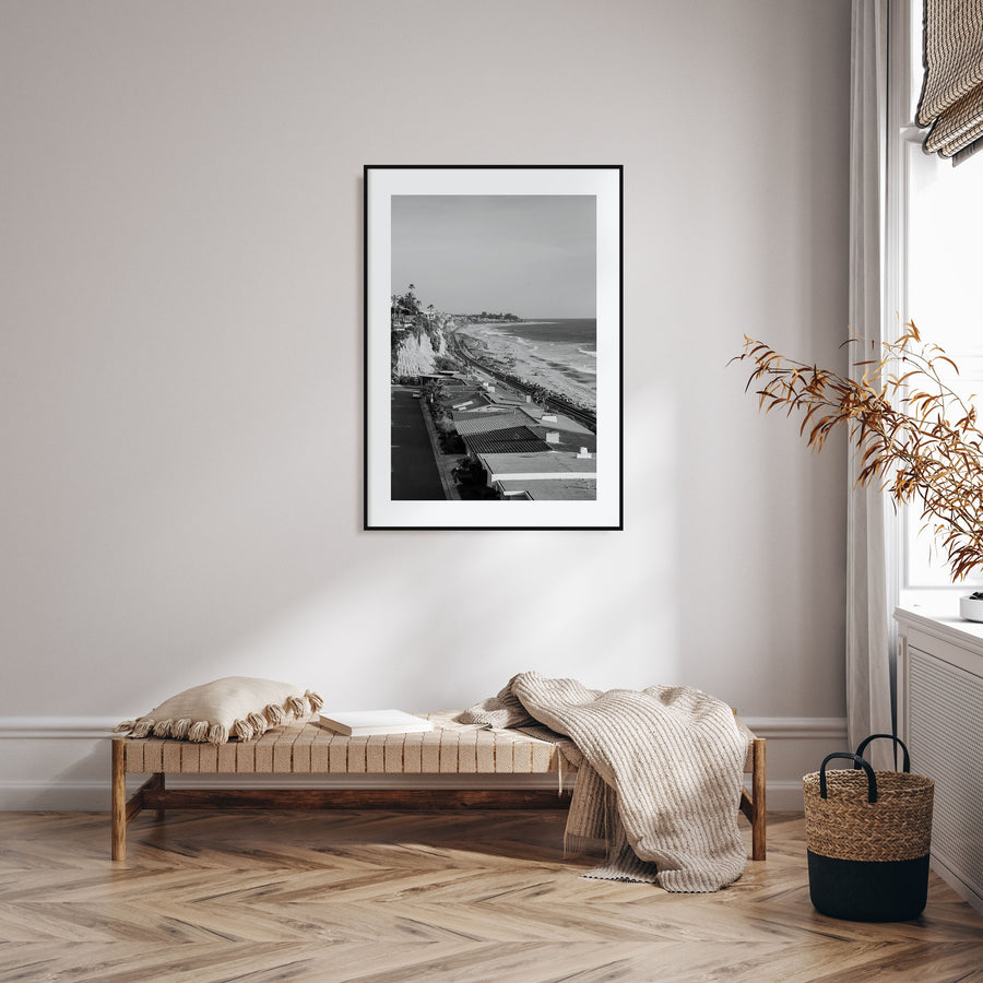 San Clemente Photo B&W Poster