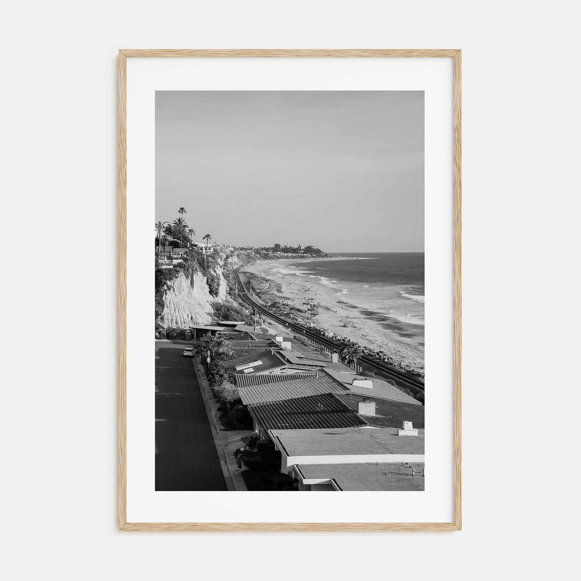 San Clemente Photo B&W Poster