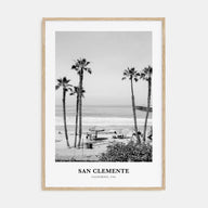 San Clemente Portrait B&W No 1 Poster