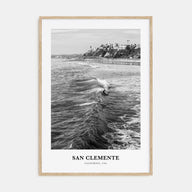 San Clemente Portrait B&W No 3 Poster