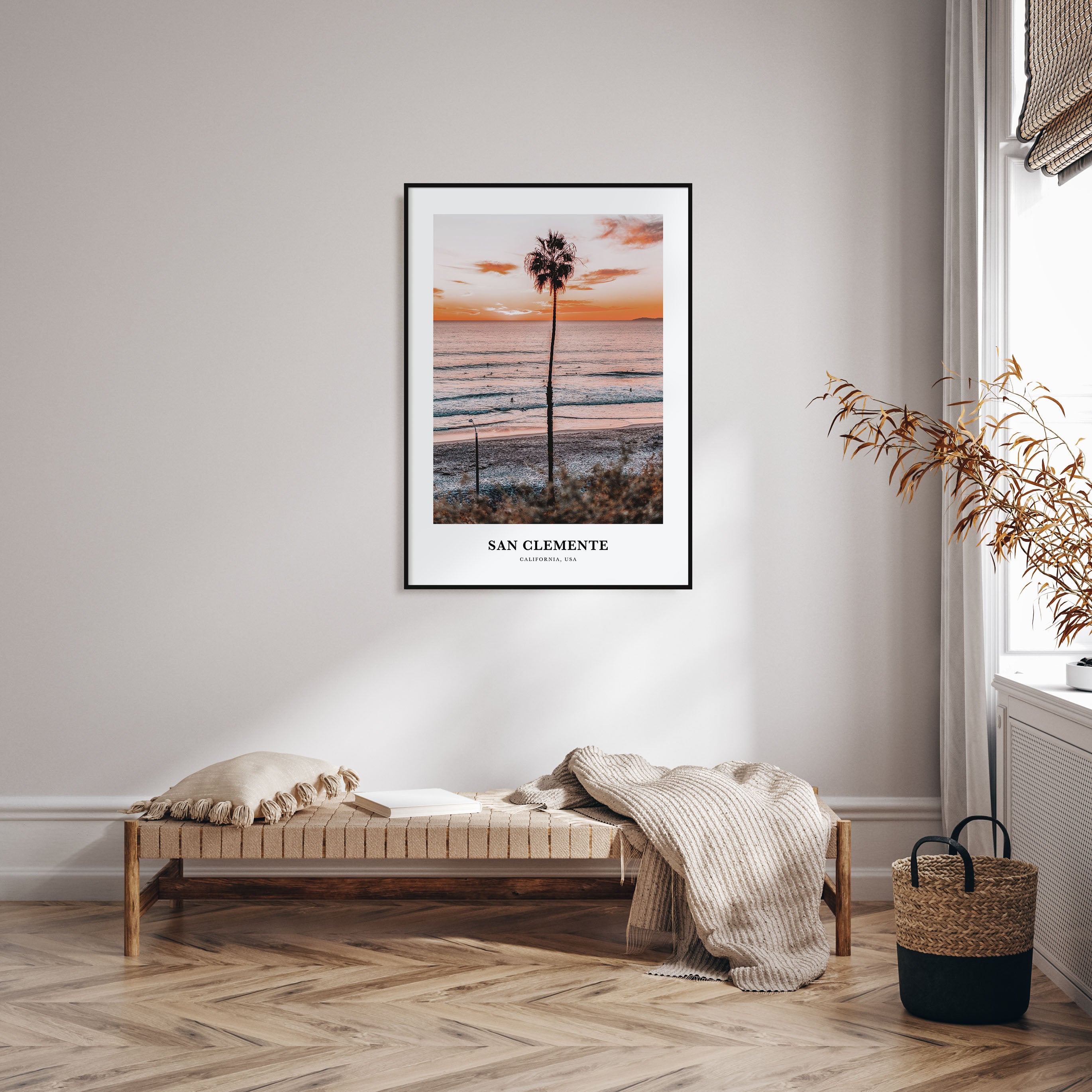 San Clemente Portrait Color Poster