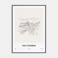 San Cristóbal de las Casas Drawn Poster