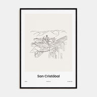 San Cristóbal de las Casas Drawn Poster