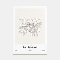 San Cristóbal de las Casas Drawn Poster