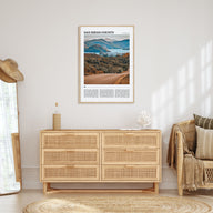 San Diego County Travel Color Poster