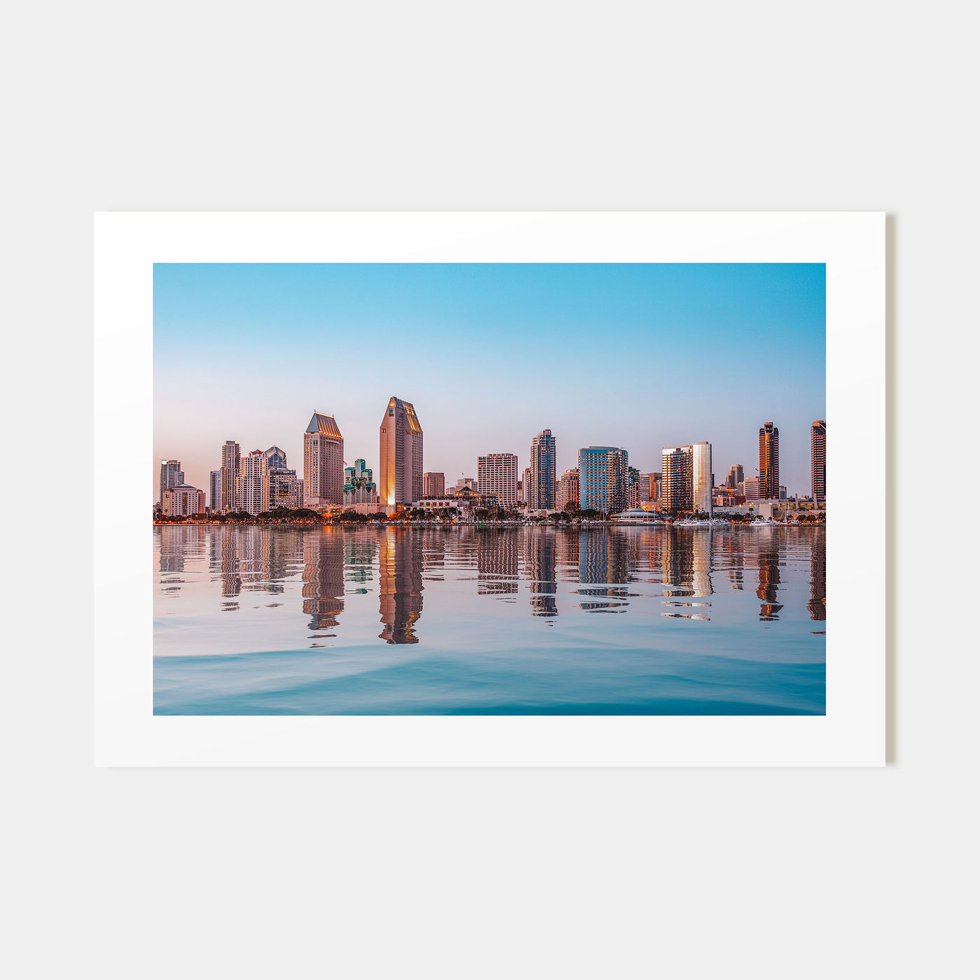 San Diego Landscape Color Poster