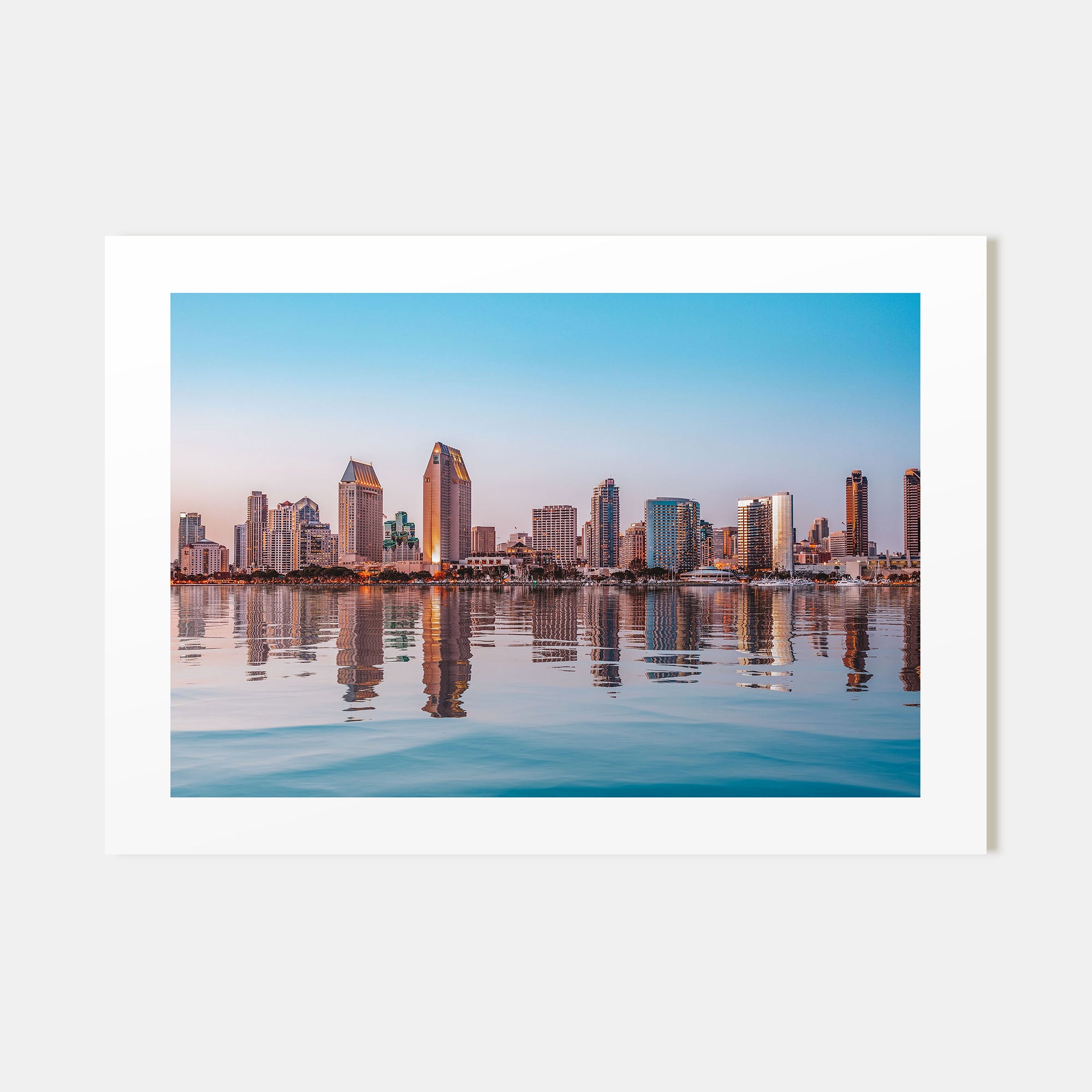 San Diego Landscape Color Poster