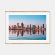 San Diego Landscape Color Poster