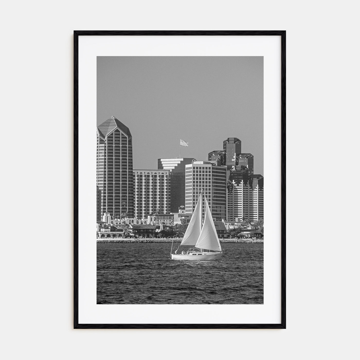 San Diego Photo B&W No 2 Poster