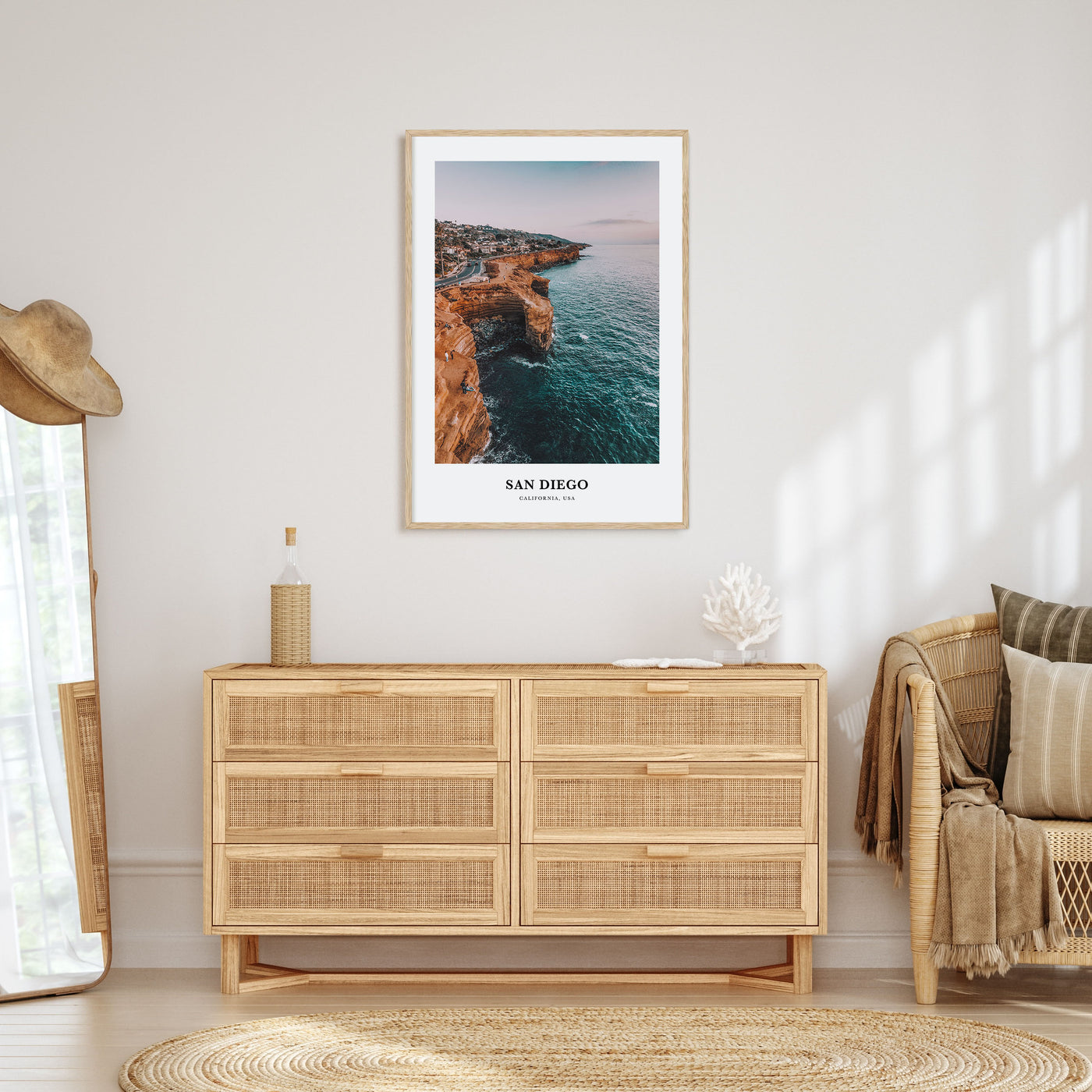 San Diego Portrait Color No 1 Poster