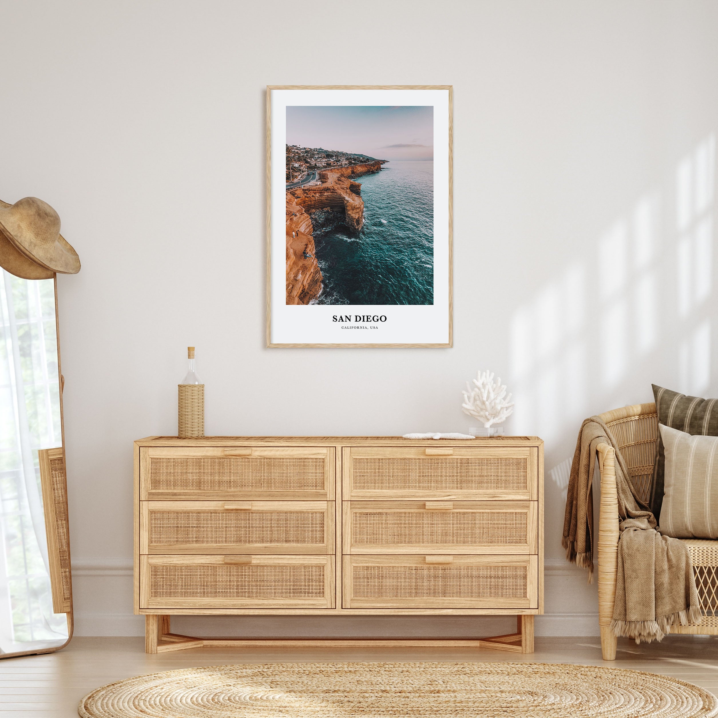 San Diego Portrait Color No 1 Poster