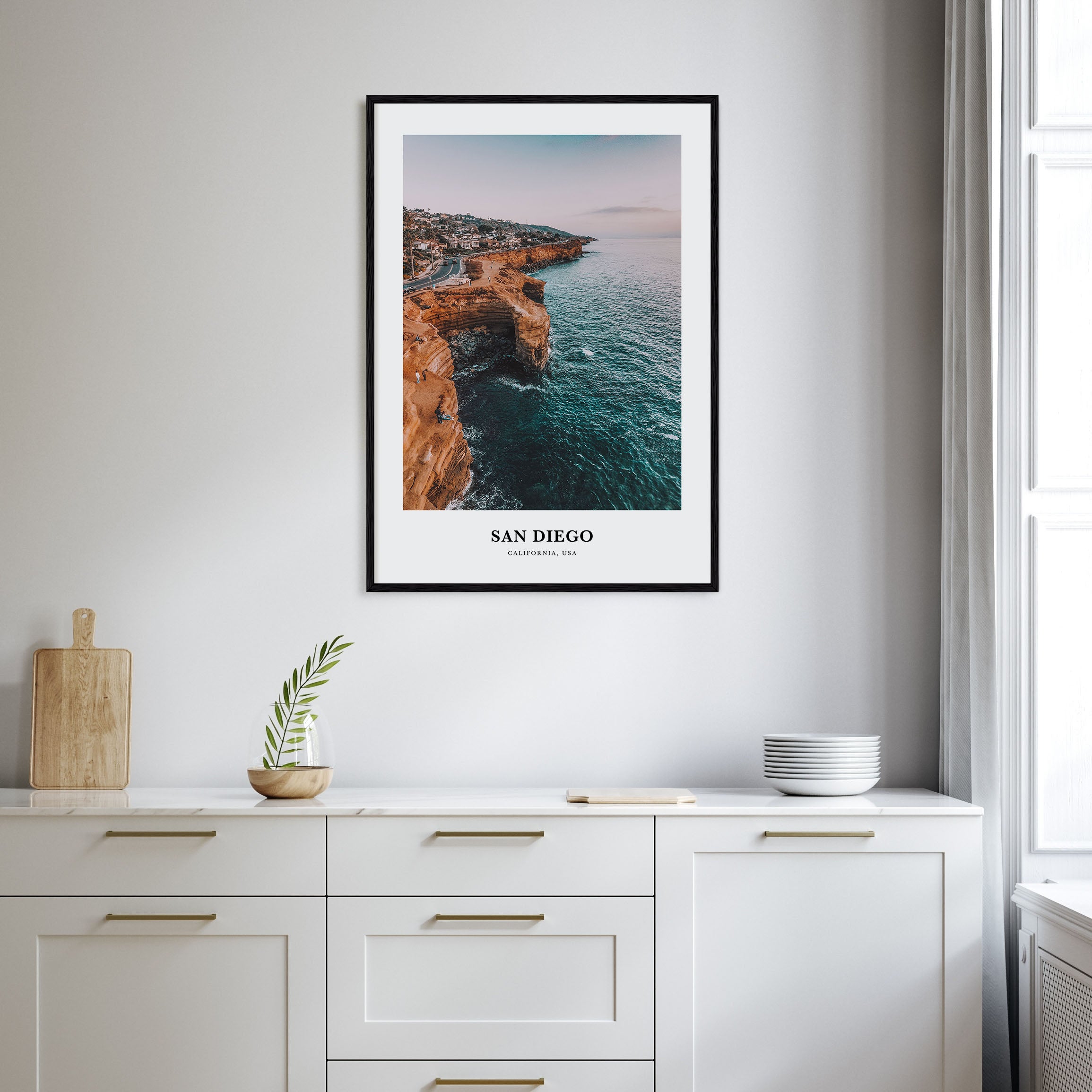 San Diego Portrait Color No 1 Poster