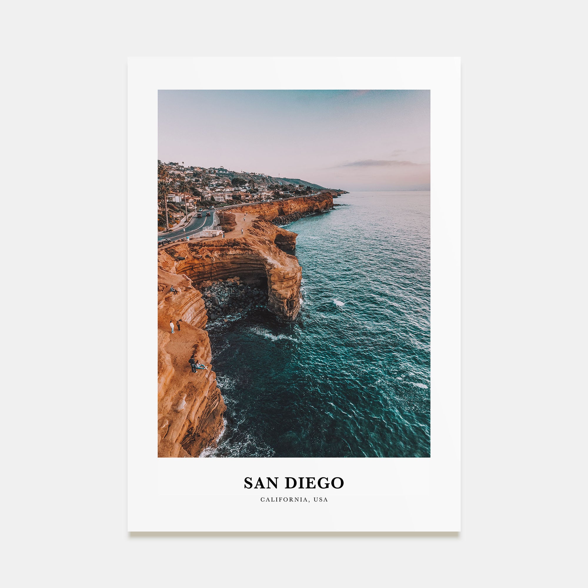 San Diego Portrait Color No 1 Poster