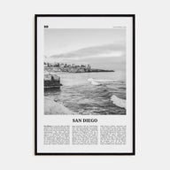 San Diego Travel B&W No 8 Poster