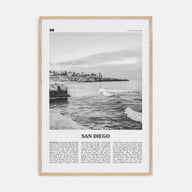 San Diego Travel B&W No 8 Poster