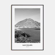 San Felipe Portrait B&W Poster