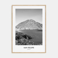 San Felipe Portrait B&W Poster