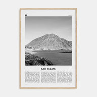 San Felipe Travel B&W Poster