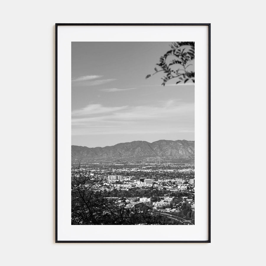 San Fernando Valley Photo B&W Poster