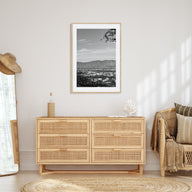 San Fernando Valley Photo B&W Poster