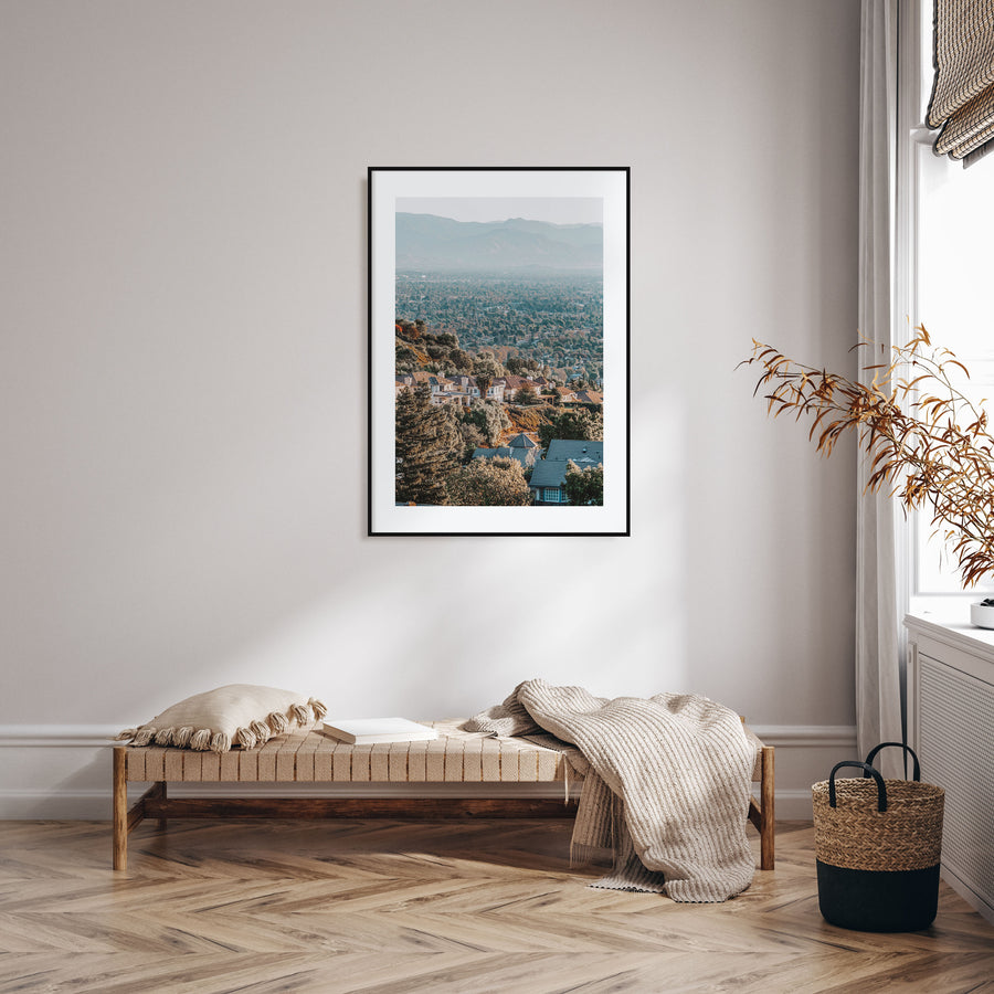 San Fernando Valley Photo Color Poster