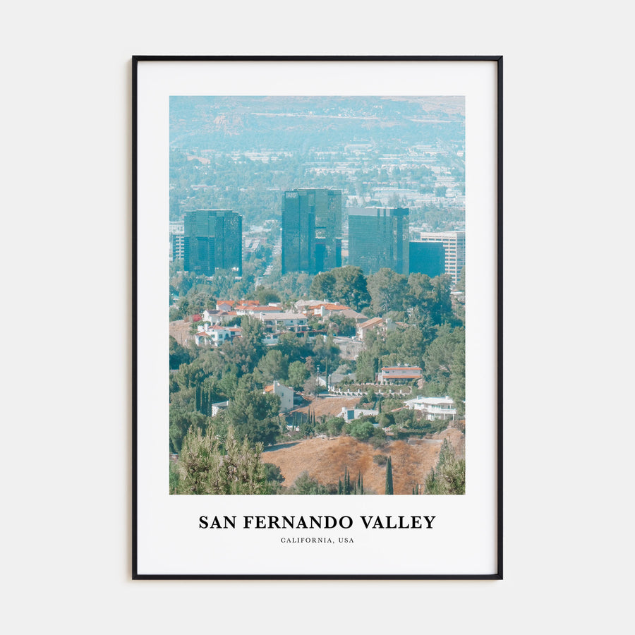 San Fernando Valley Portrait Color No 1 Poster