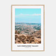 San Fernando Valley Portrait Color No 2 Poster