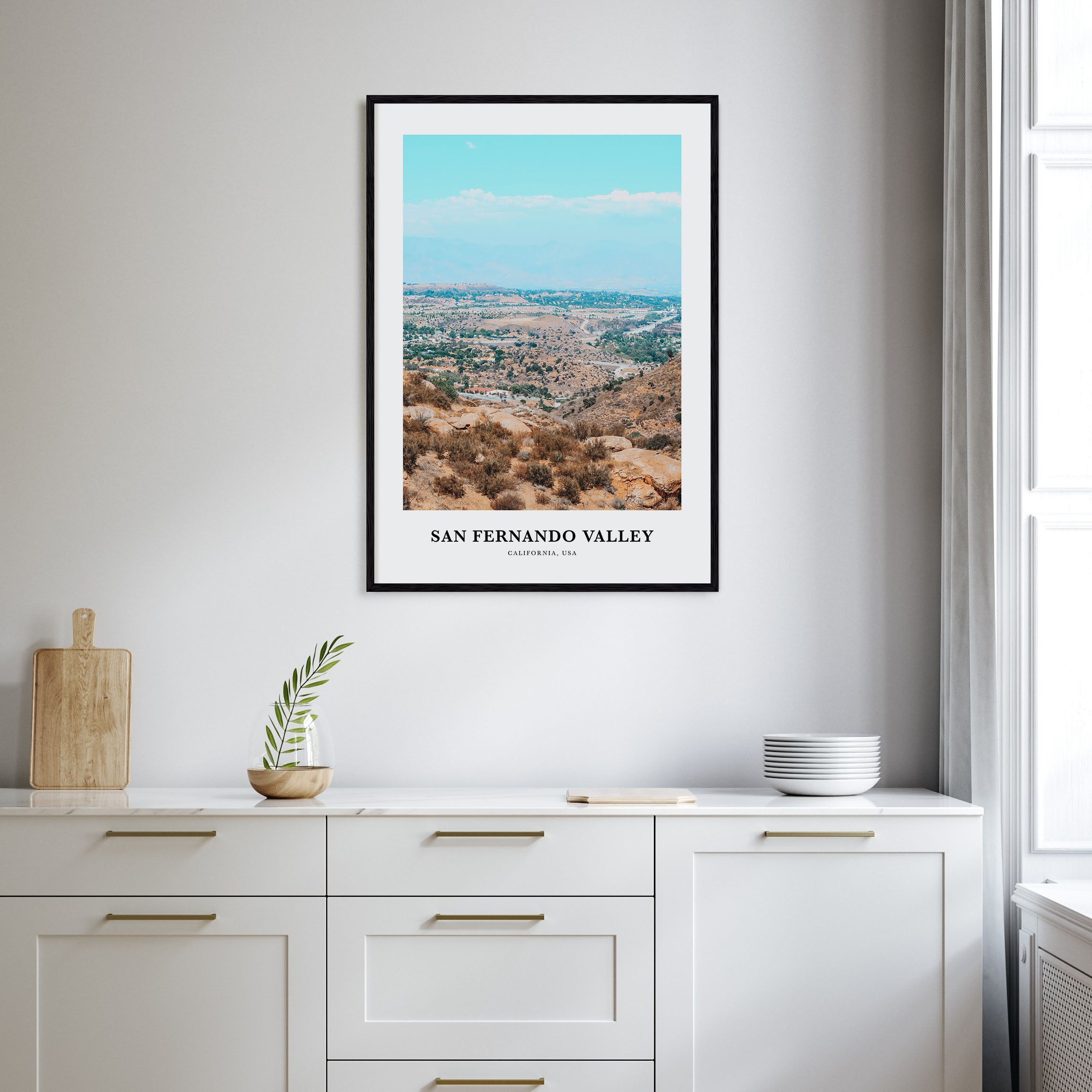 San Fernando Valley Portrait Color No 2 Poster