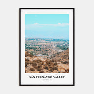 San Fernando Valley Portrait Color No 2 Poster