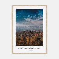San Fernando Valley Portrait Color No 3 Poster