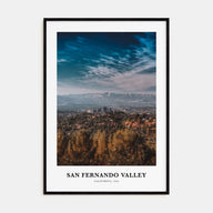 San Fernando Valley Portrait Color No 3 Poster