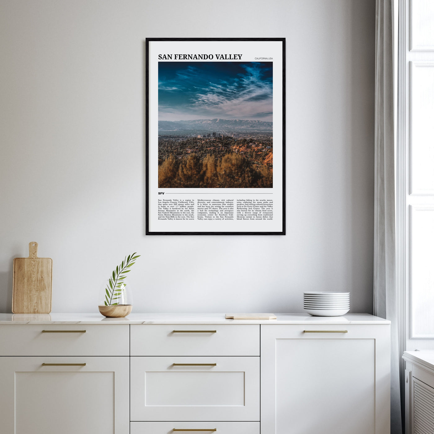 San Fernando Valley Travel Color No 2 Poster