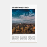 San Fernando Valley Travel Color No 2 Poster