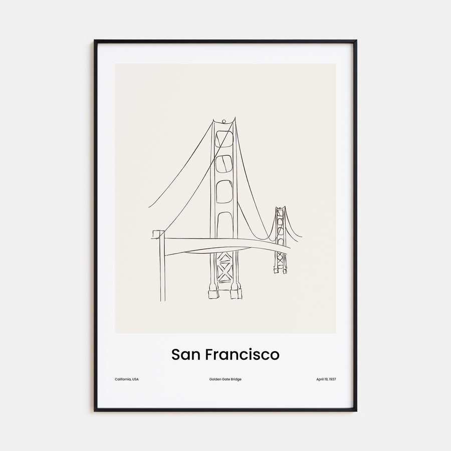 San Francisco Drawn No 2 Poster