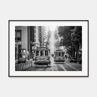 San Francisco Landscape B&W No 2 Poster