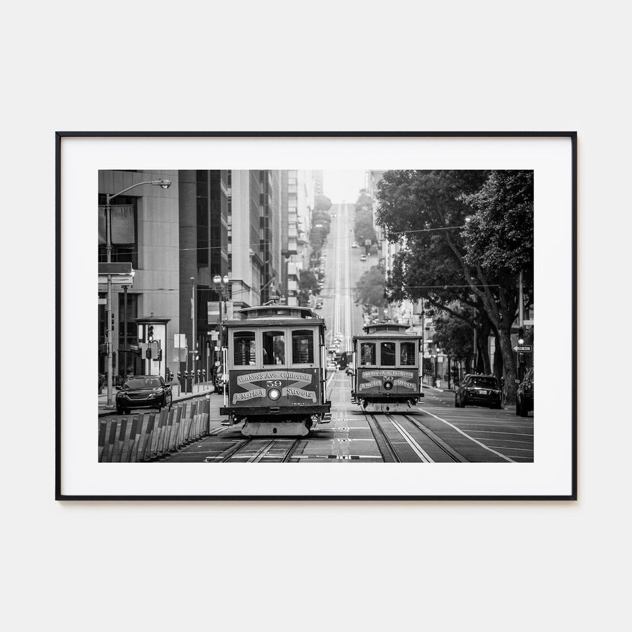 San Francisco Landscape B&W No 2 Poster