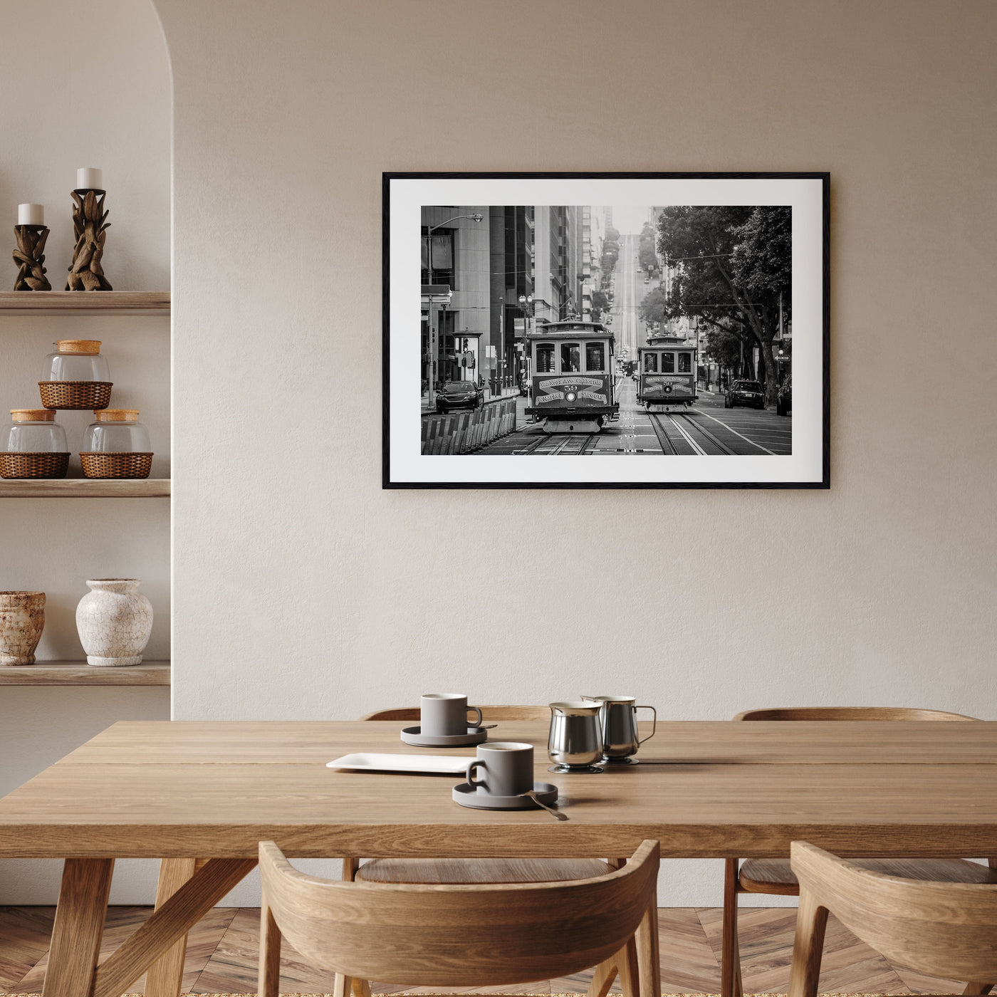 San Francisco Landscape B&W No 2 Poster