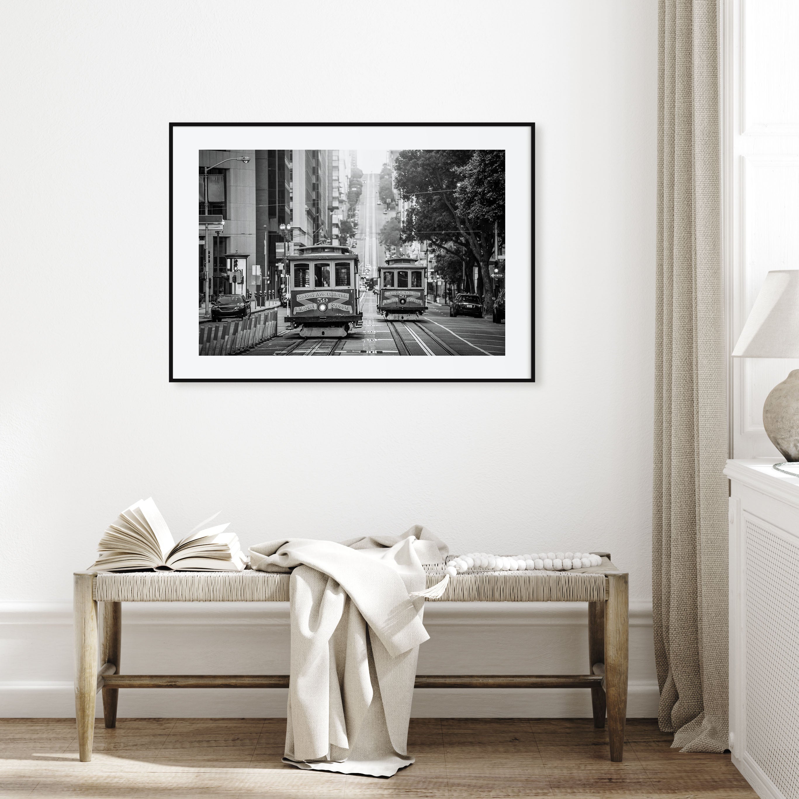 San Francisco Landscape B&W No 2 Poster
