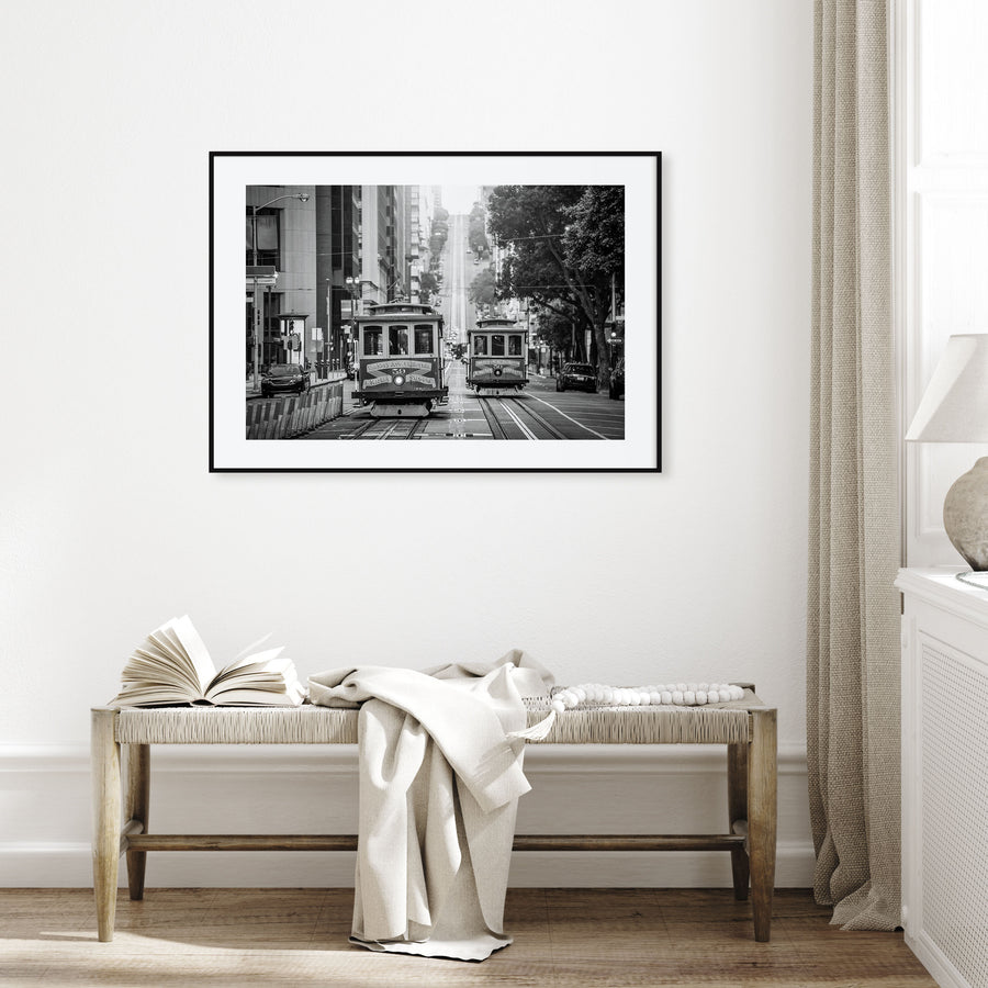 San Francisco Landscape B&W No 2 Poster