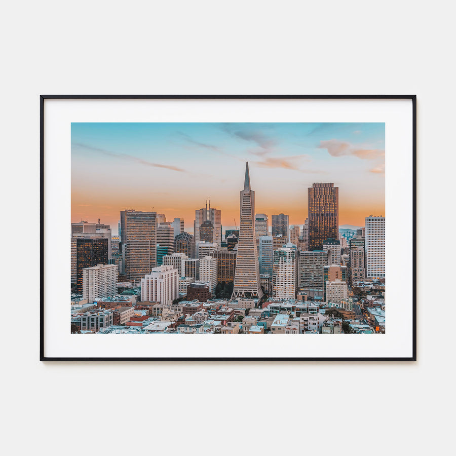 San Francisco Landscape Color Poster