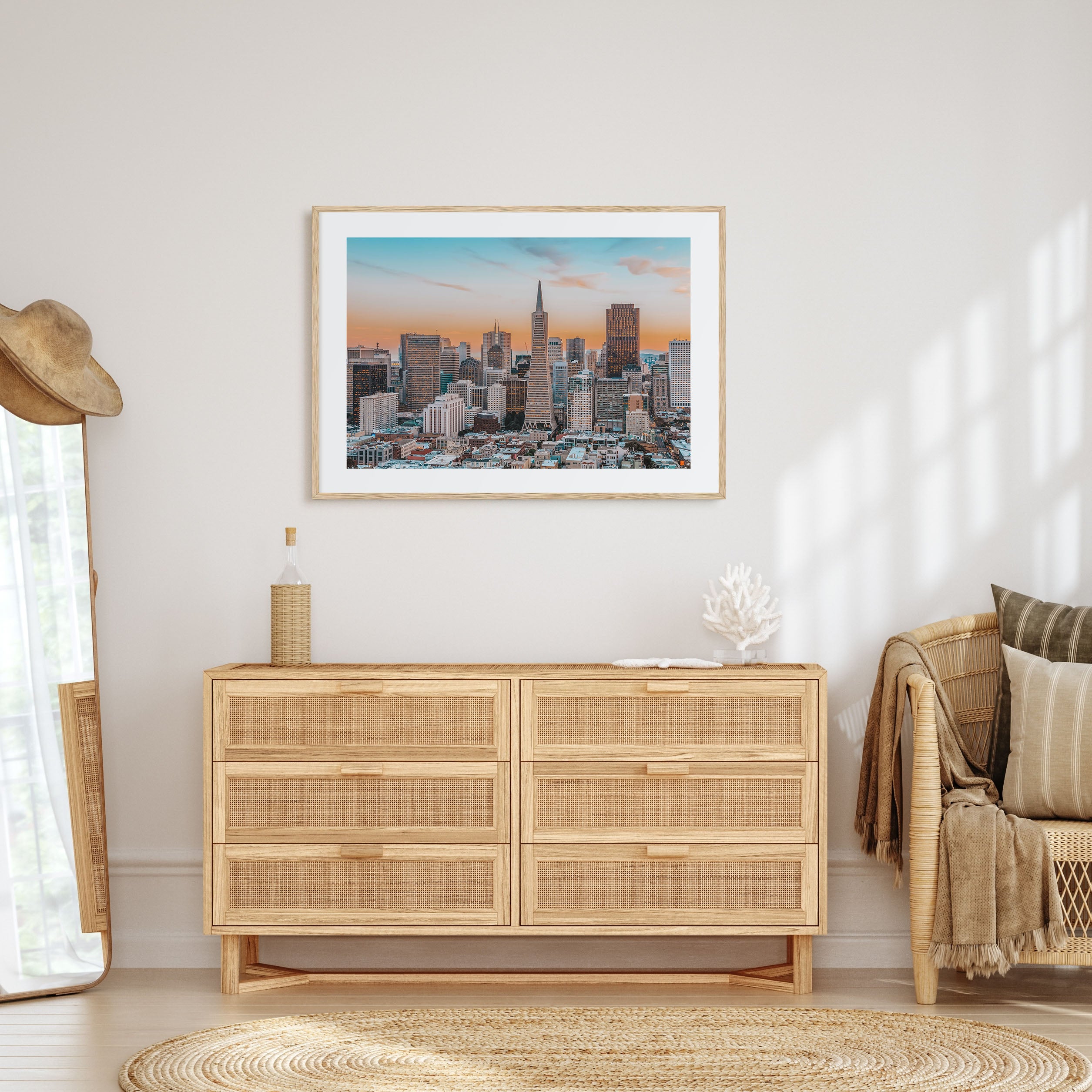 San Francisco Landscape Color Poster
