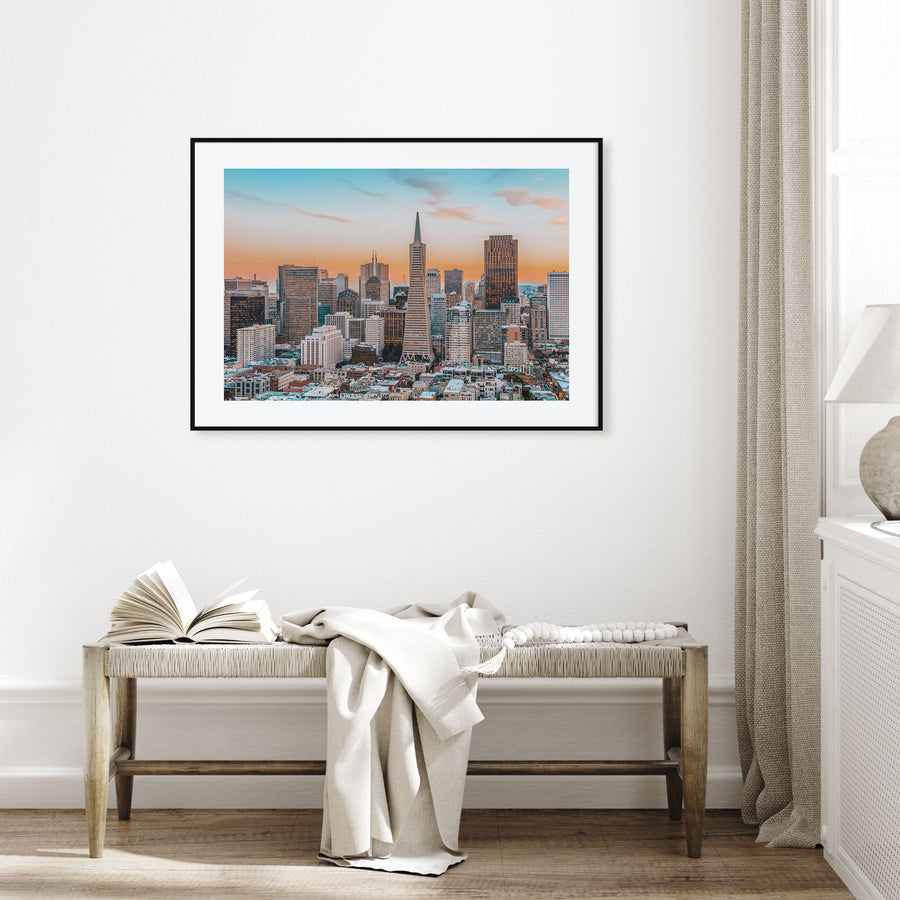 San Francisco Landscape Color Poster