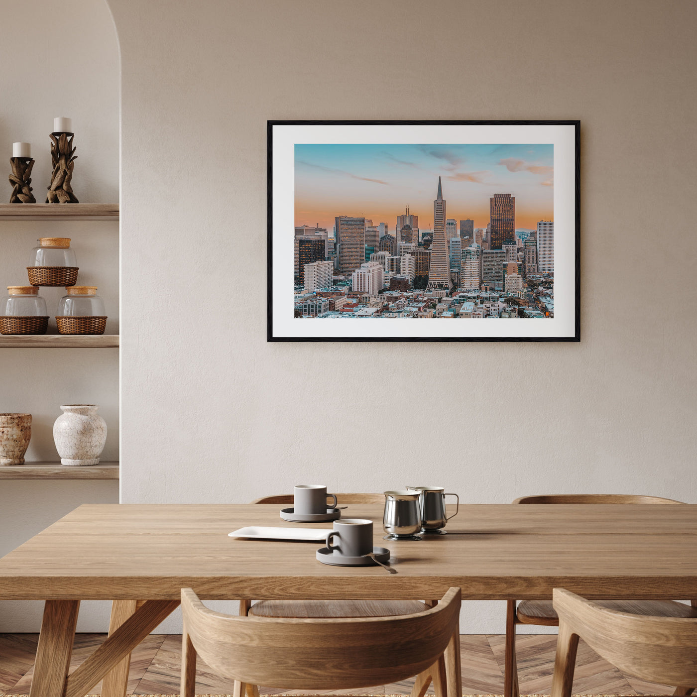 San Francisco Landscape Color Poster