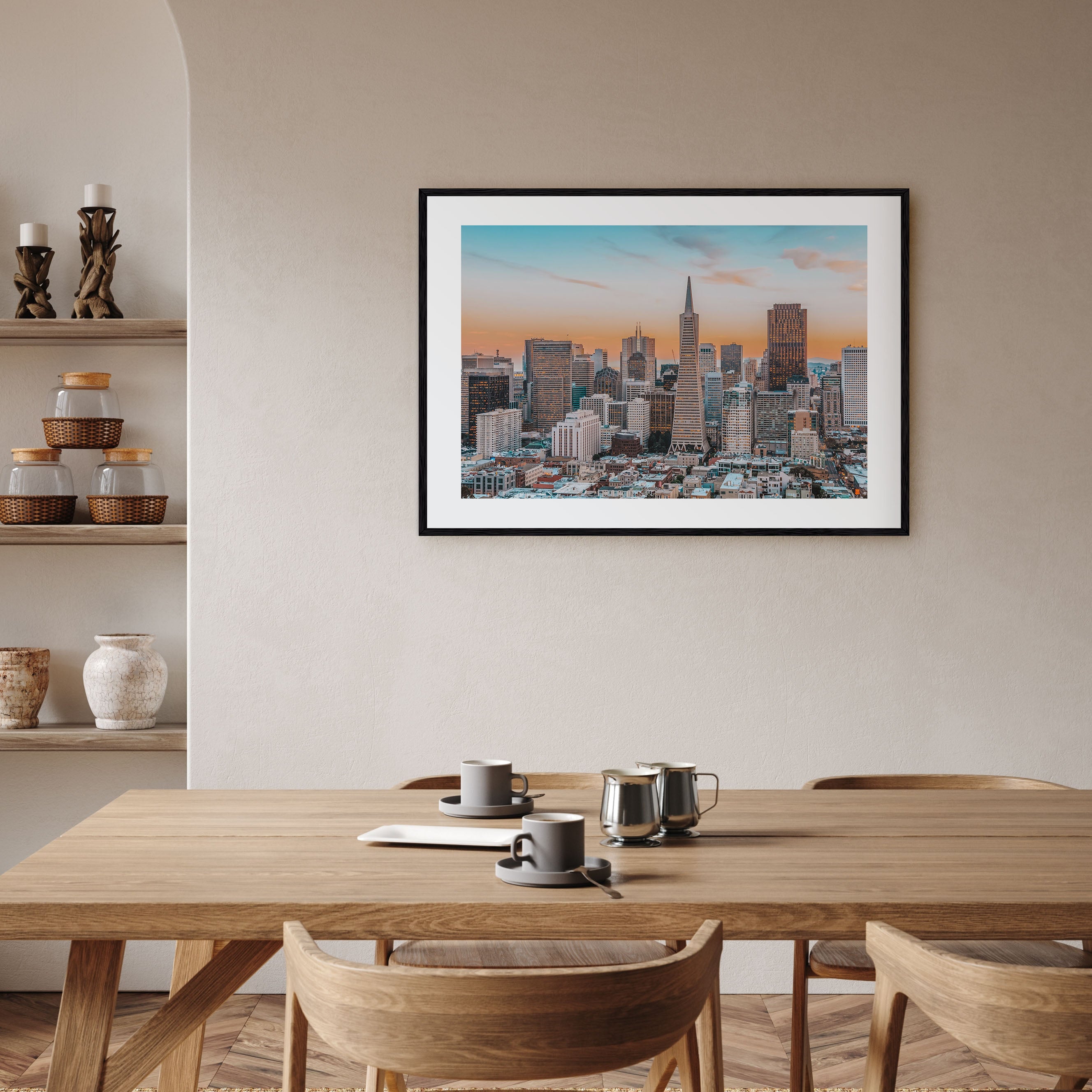 San Francisco Landscape Color Poster