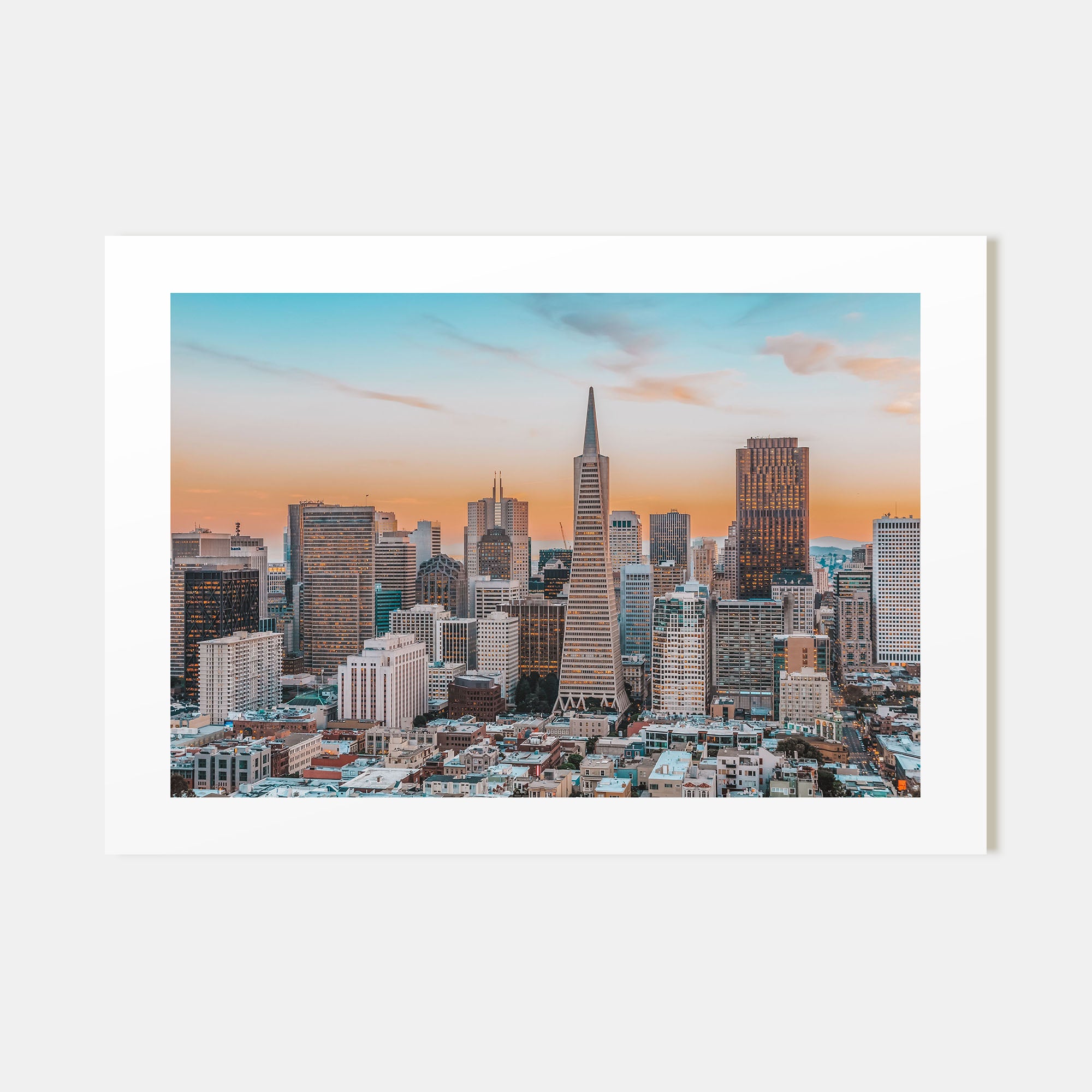 San Francisco Landscape Color Poster