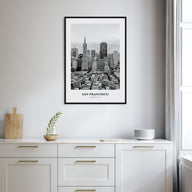 San Francisco Portrait B&W No 2 Poster