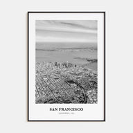 San Francisco Portrait B&W No 3 Poster