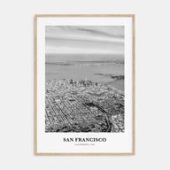 San Francisco Portrait B&W No 3 Poster